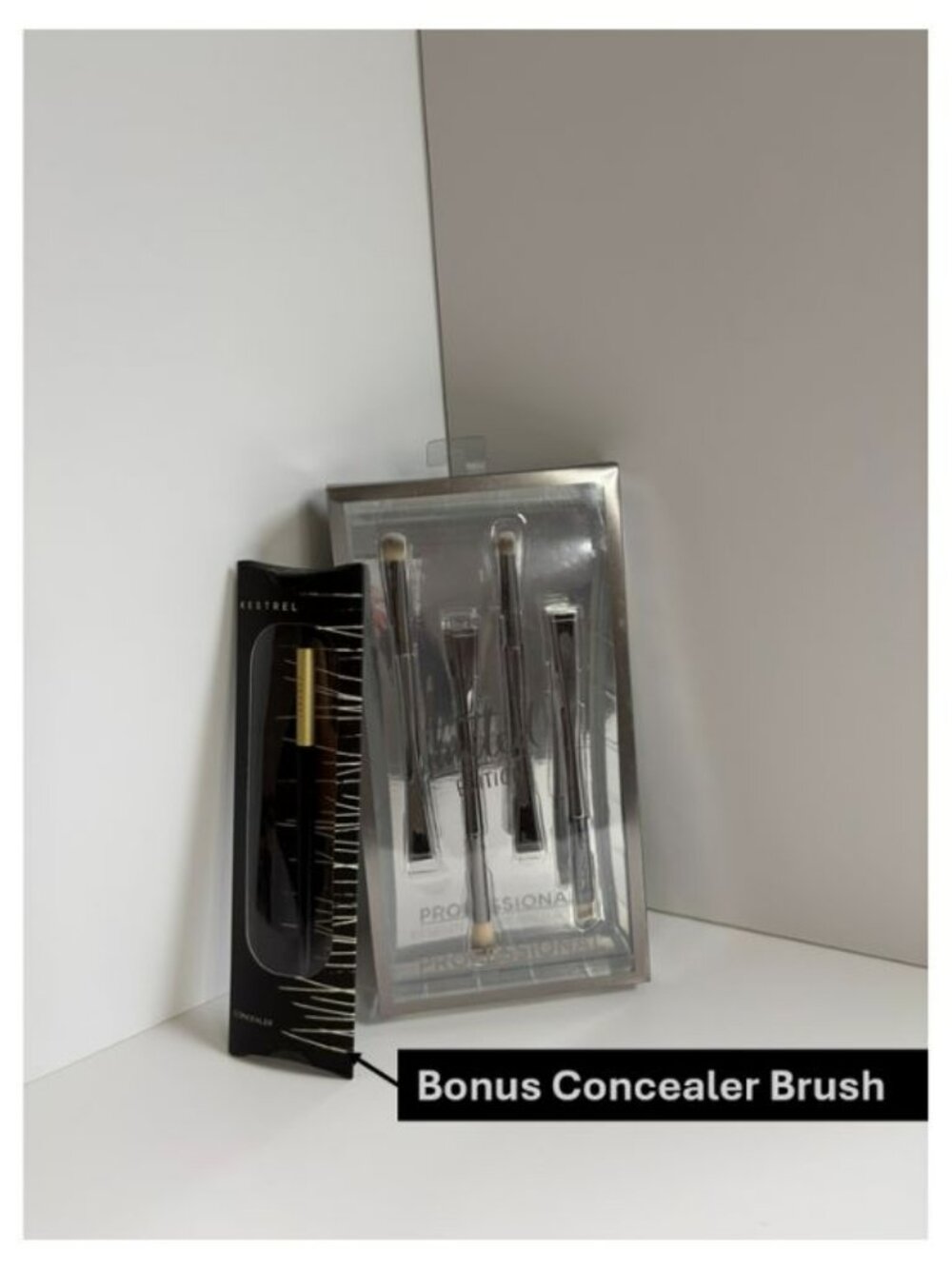 NIB Tartan + Twine Limited Edition Eye Brush Set + Bonus Kestrel Concealer Brush
